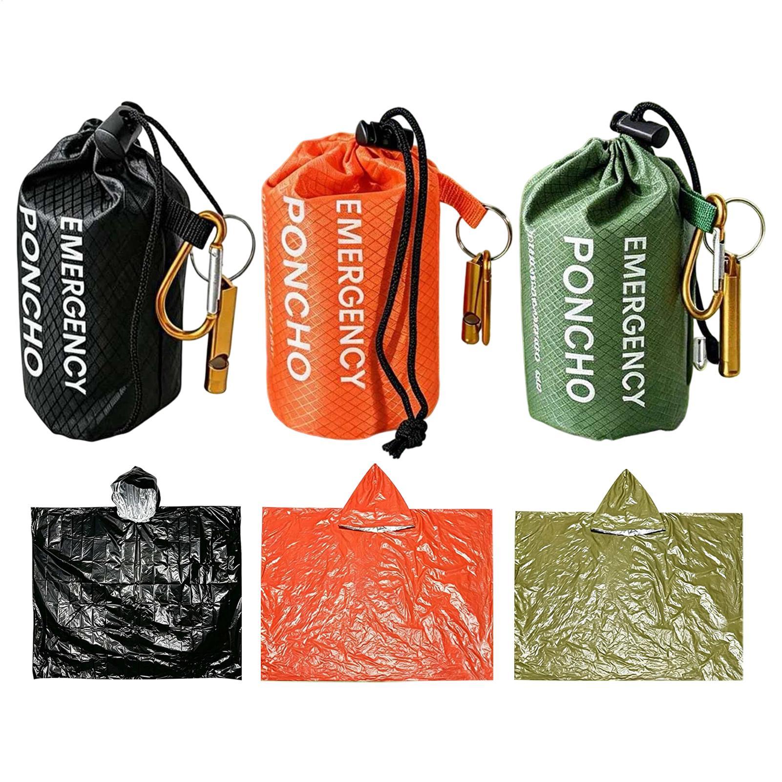 Survival Blanket Reflective - 3개 세트, 야외 캠핑 및 등산용