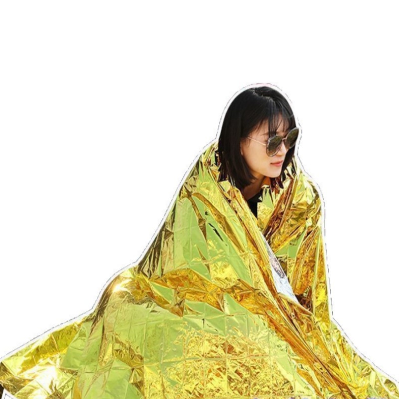 130×210cm 크기의 금색 마일라 소재 생존용 담요 - Survival Blanket Reflective 리뷰 및 가격